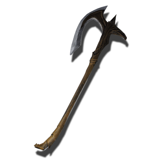 Miniature Elven Battle Axe, 1:6 Scale ABS Resin Miniaturized Display Piece