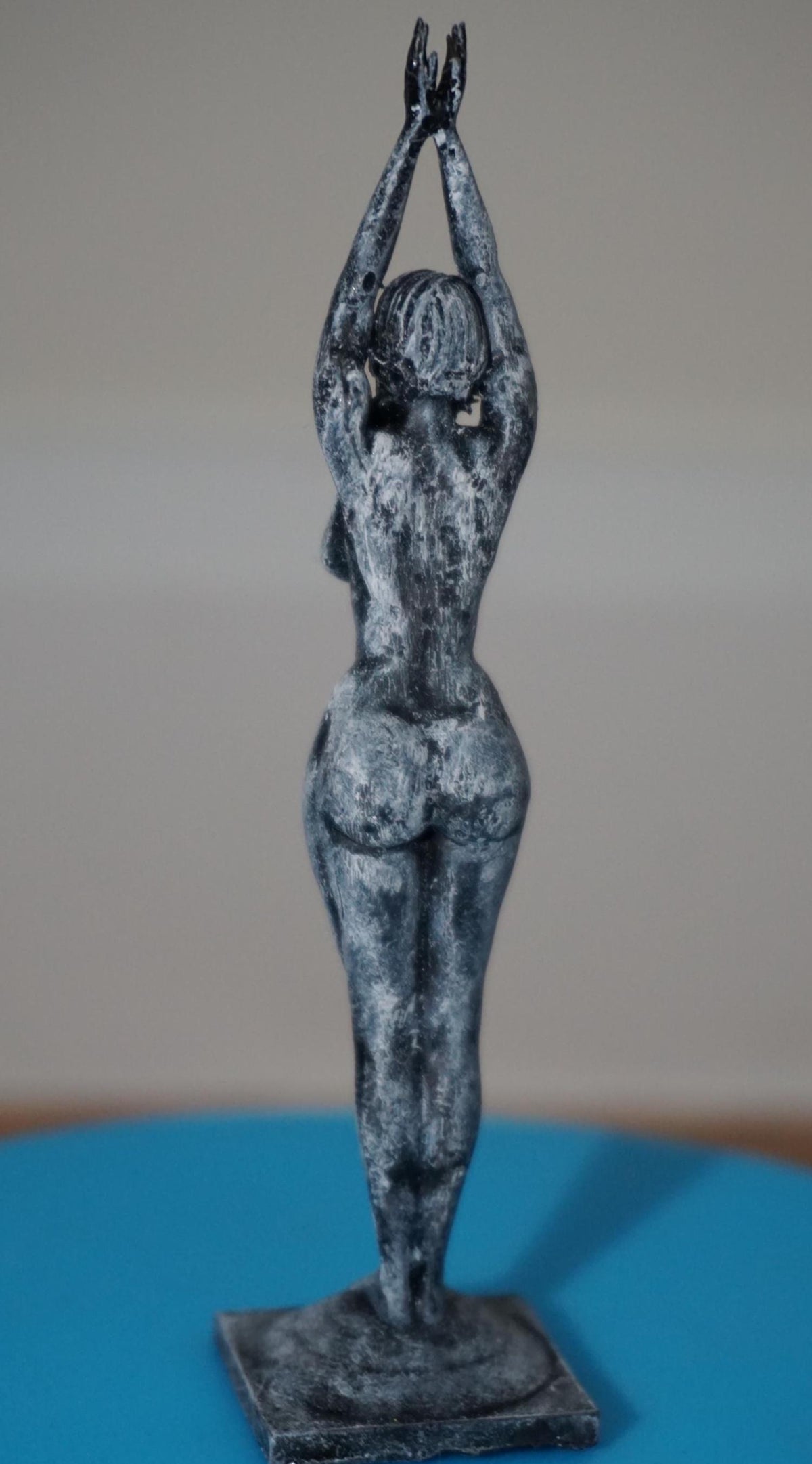 Nude Woman Sculpture, Ascend in Uplifted Grace, 3-30 Inches
