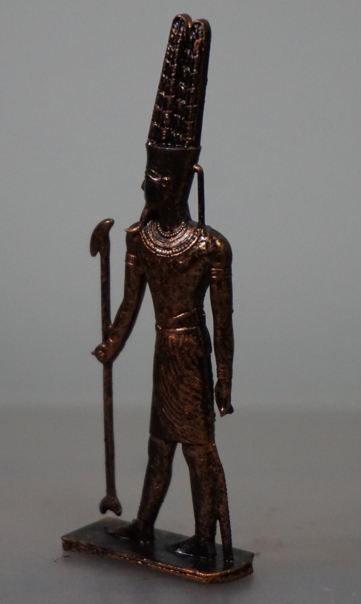 Amun-Ra Statue, Handmade Egyptian Sun God Sculpture, Resin Decor