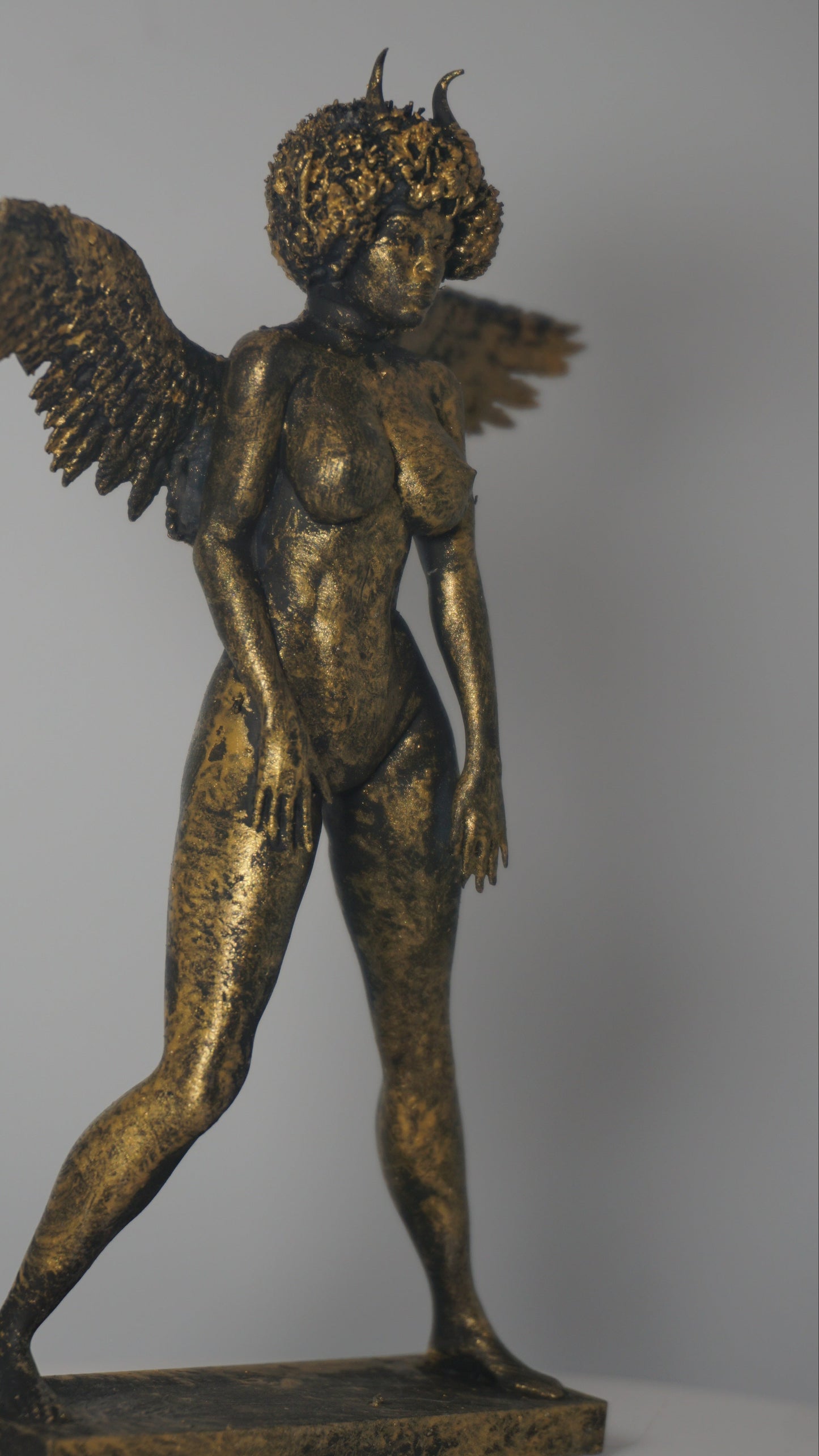 Demon Angel Muse Statue