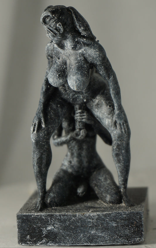 Transgender "Love from behind" Erotic Art Sculpture and figurine