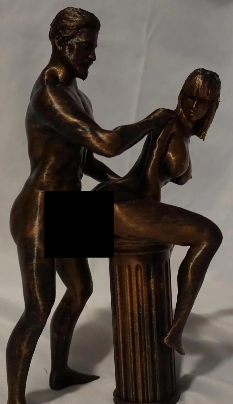 Sensual Harmony Art piece erotic sculpture