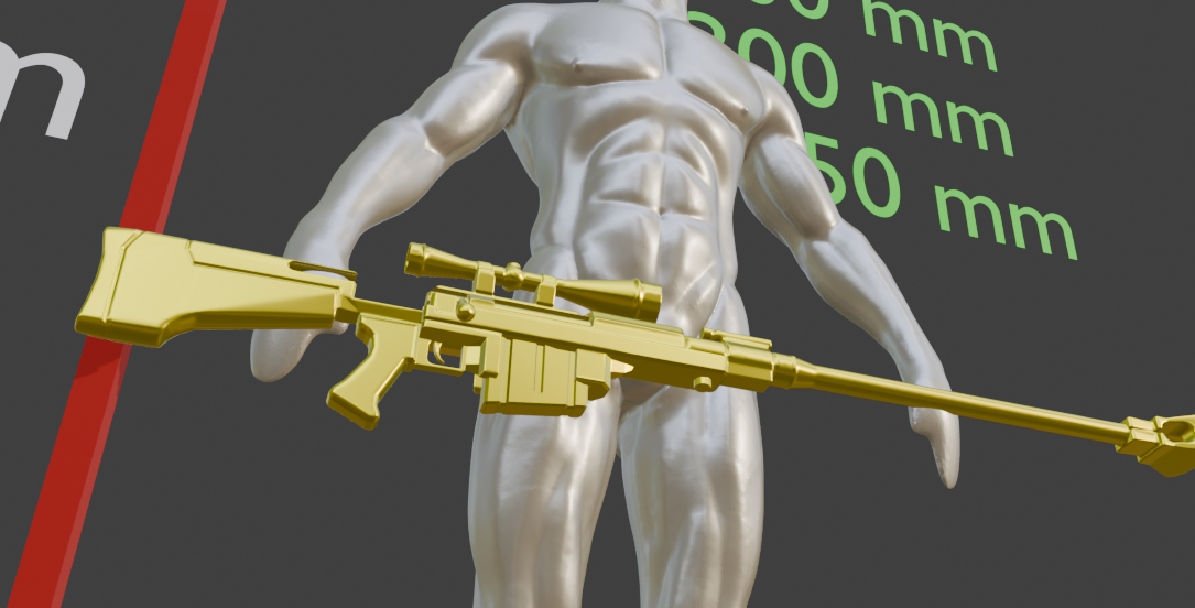 REPLICA Anti Materiel Sniper Rifle From Realistic Size | Fallout New Vegas