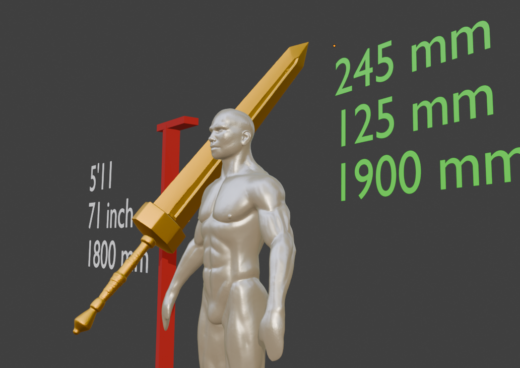 Guts Sword Miniature, The Great Sword Mini Format