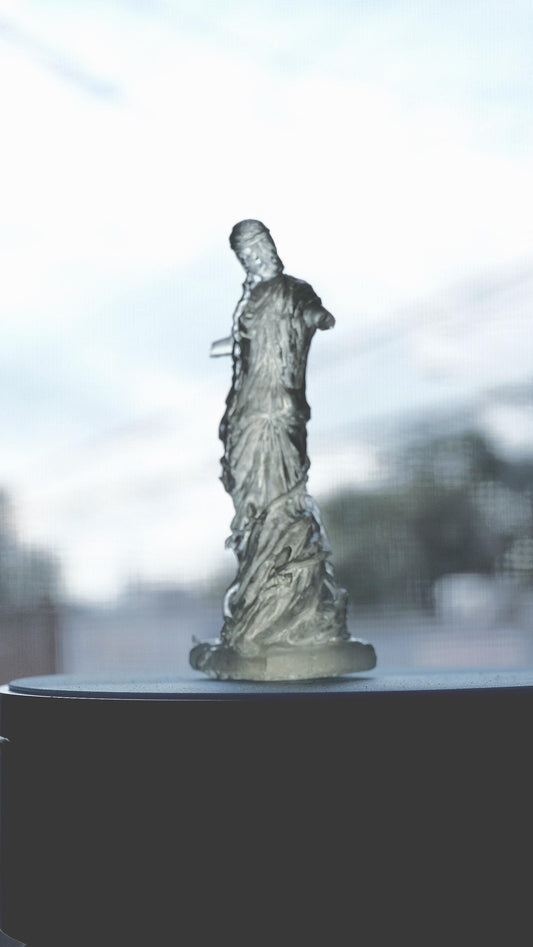Queen Marika Statue, Crystal Clear Resin, 3-8 Inch Fantasy Figure