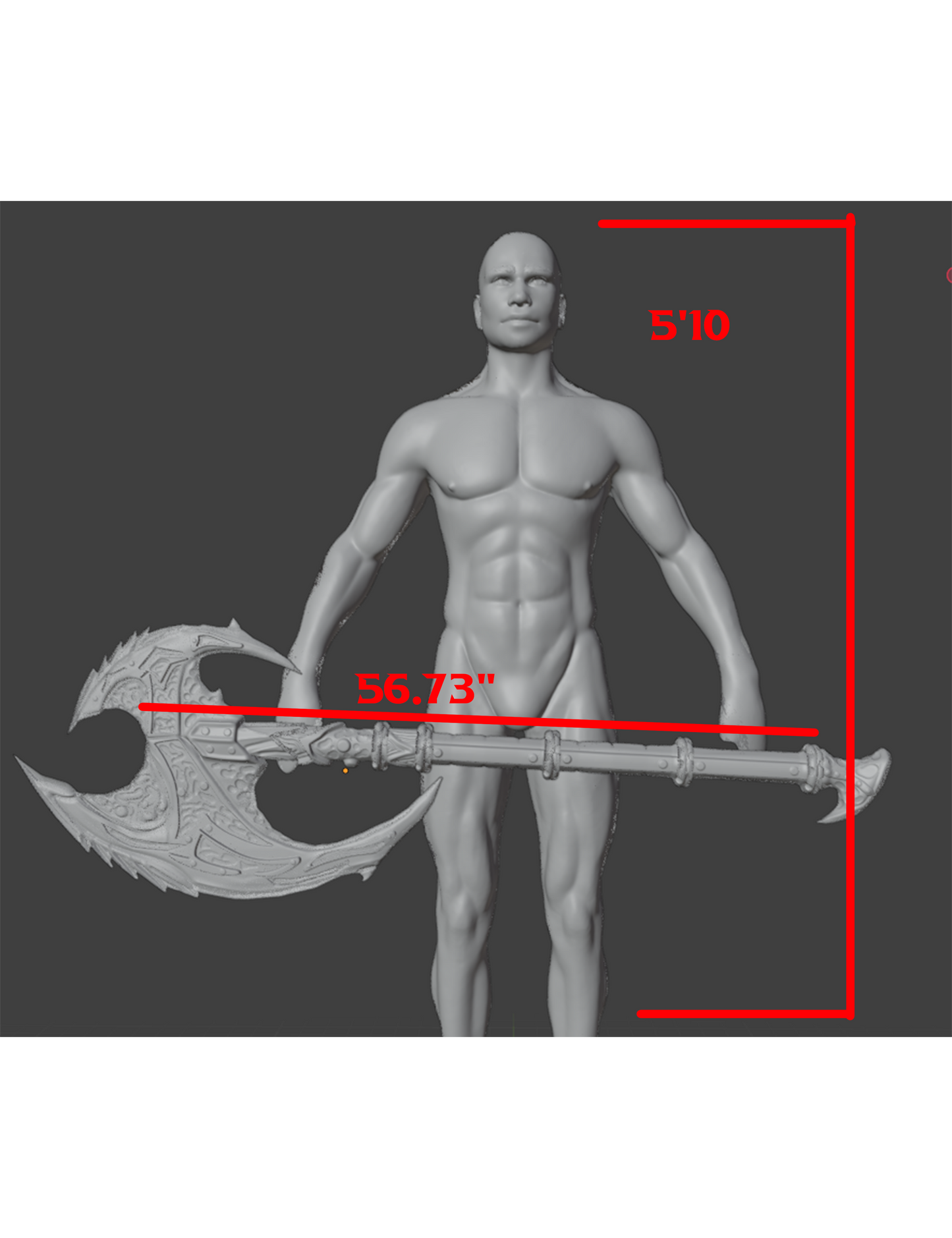 Daedric Great Axe Replica