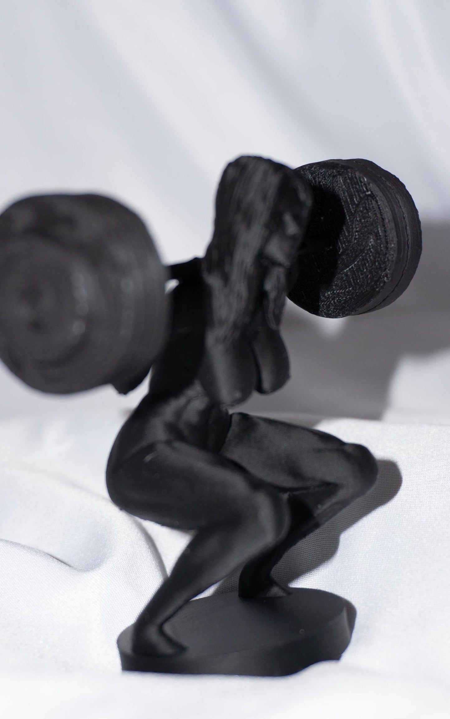 Androgynous, Weightlifting - Sculpture and art decoration Transgender art