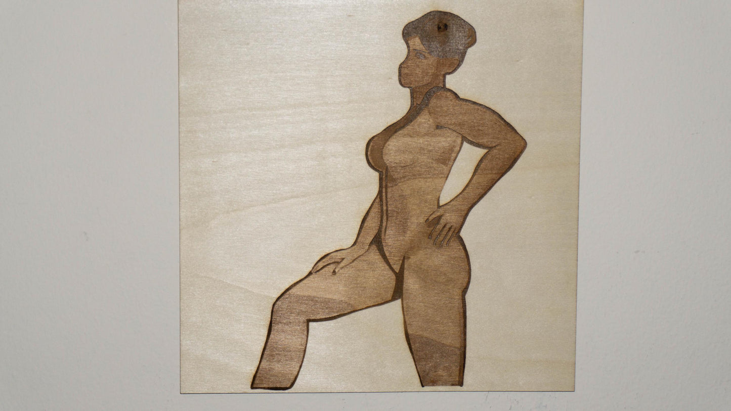 Abstract Woman | Wooden Art Piece