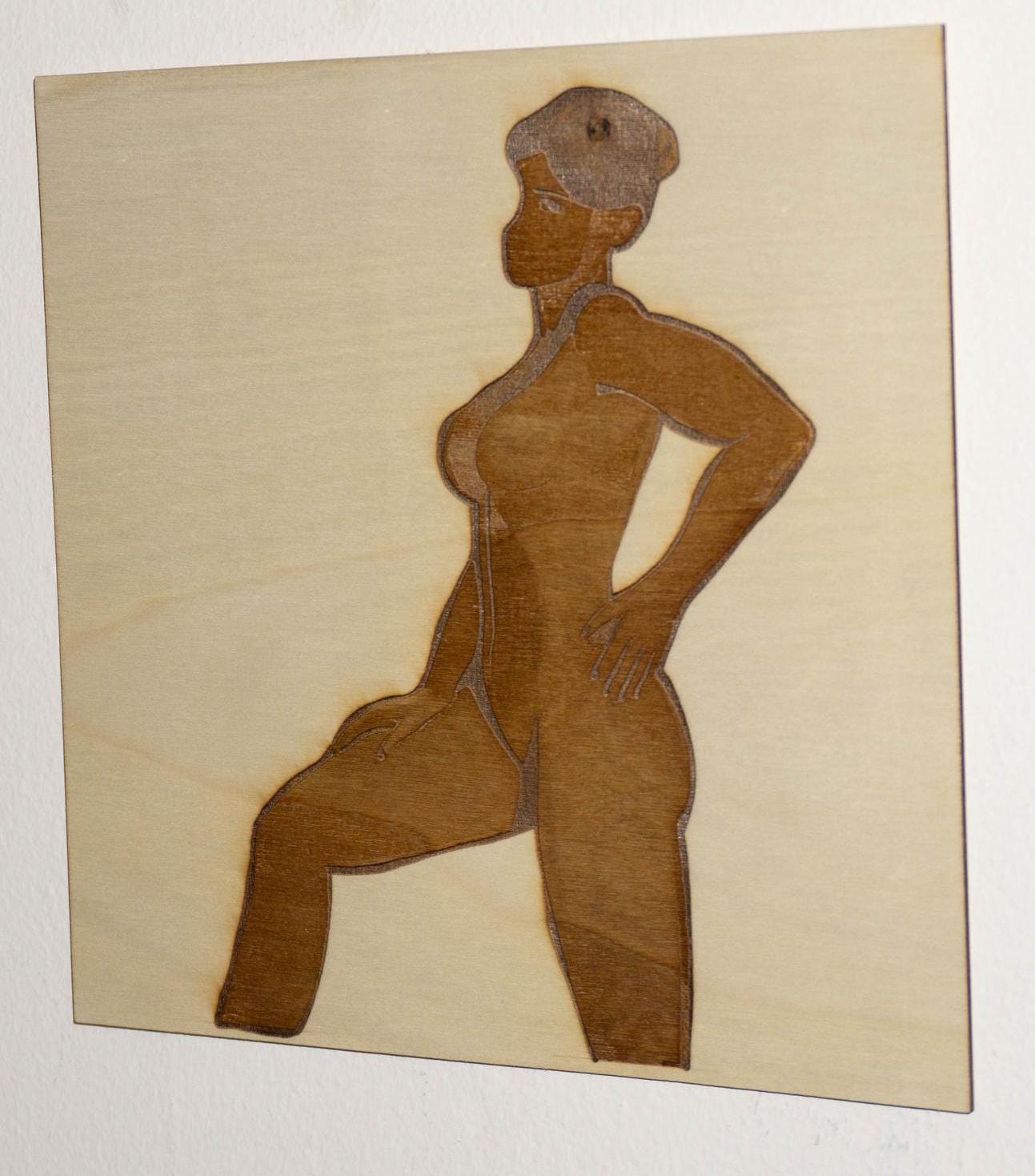 Abstract Woman | Wooden Art Piece