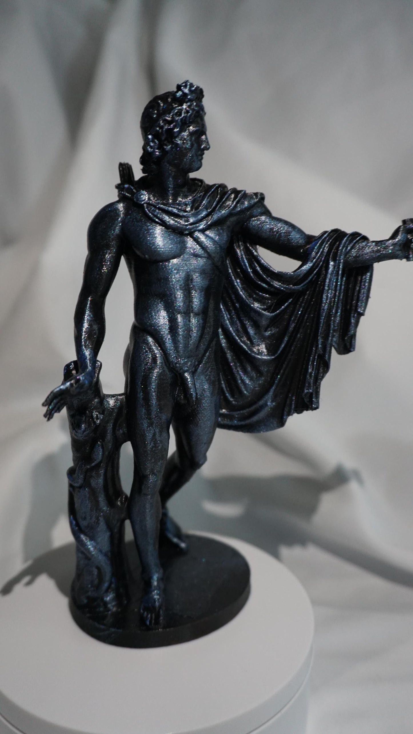 Apollo’s Divine Proclamation Mythological  Antique Statue