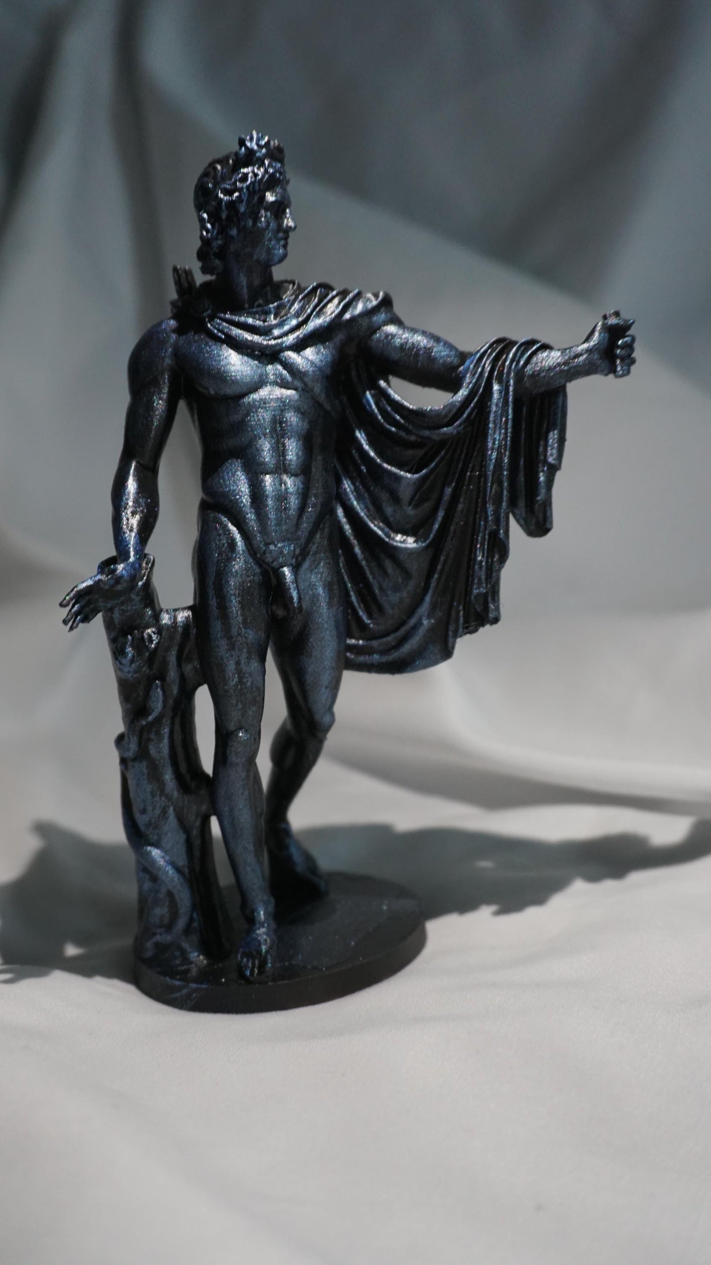 Apollo’s Divine Proclamation Mythological  Antique Statue