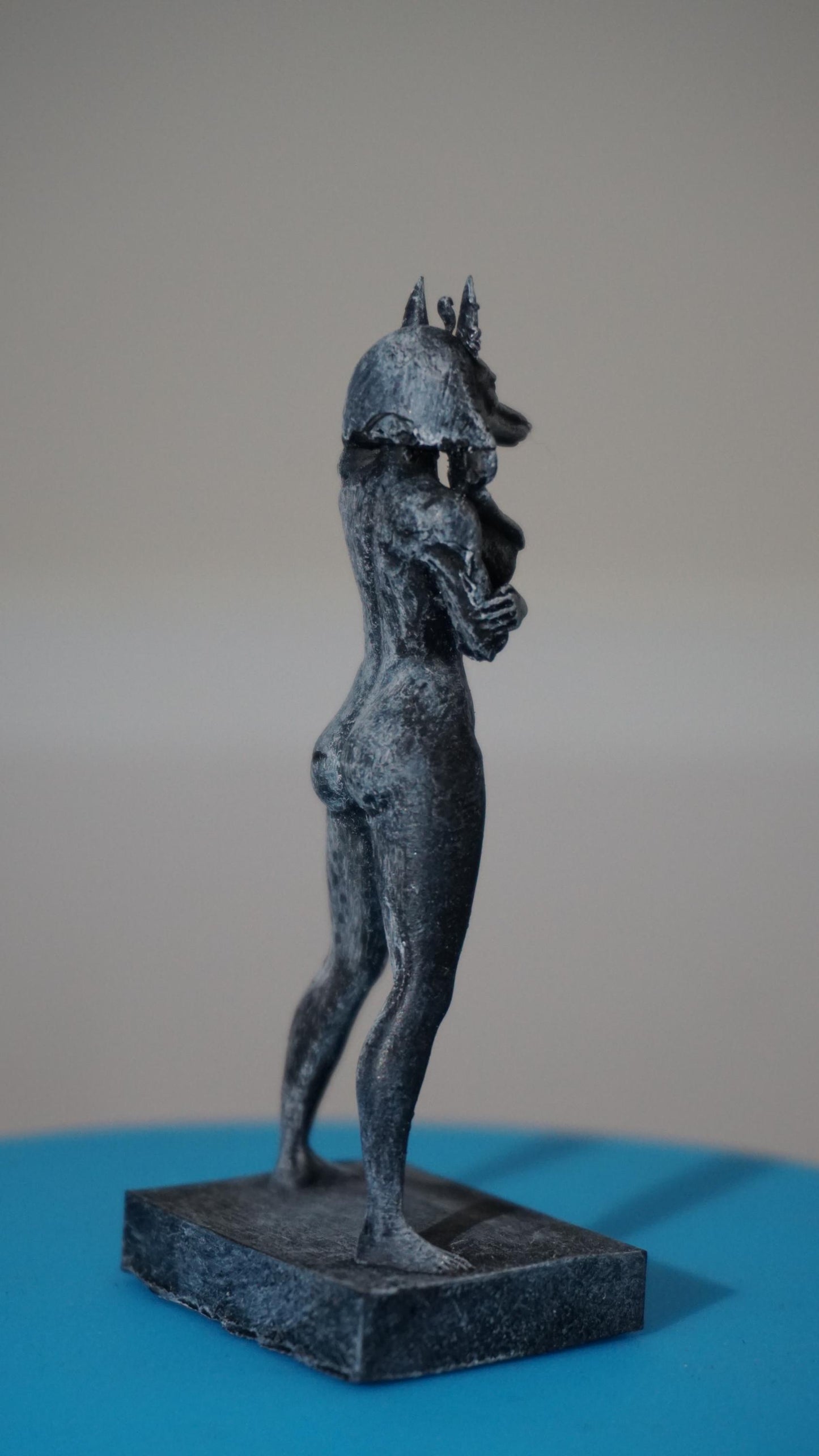 Daughter of the Duat – Anubis-Headed Muse Statue