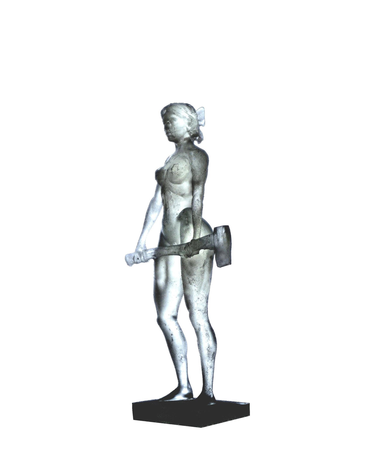 Crystal clear Pearl / Maxxxine  – Horror movie Woman Statue