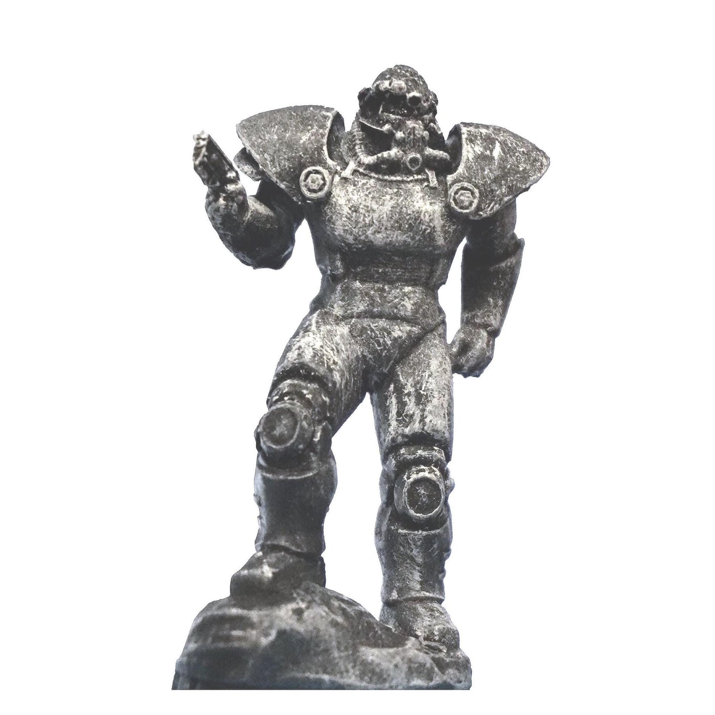 Classic Metallic Monk Knight Handmade Dark sci fi Monster Figurine