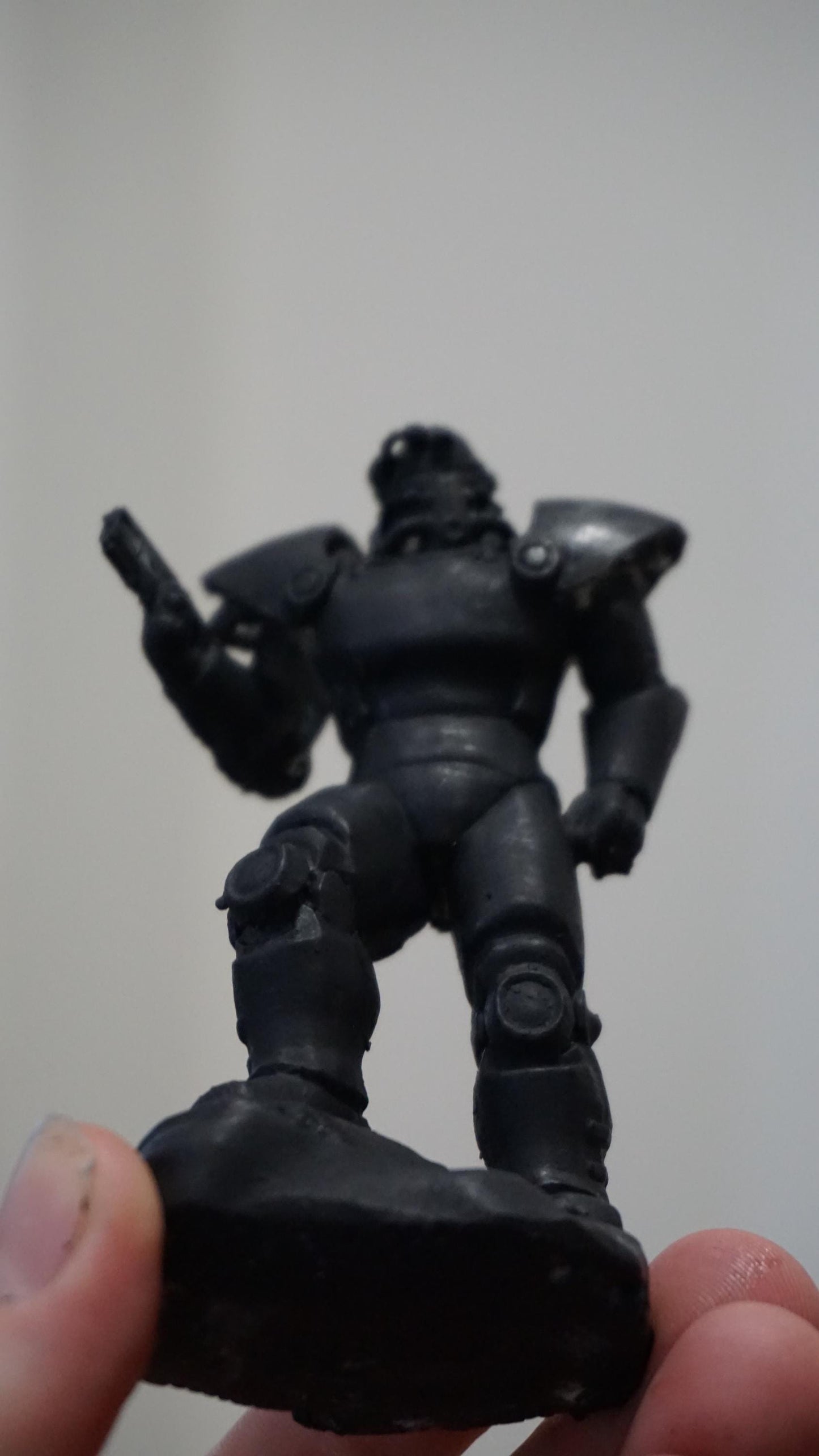 Classic Metallic Monk Knight Handmade Dark sci fi Monster Figurine