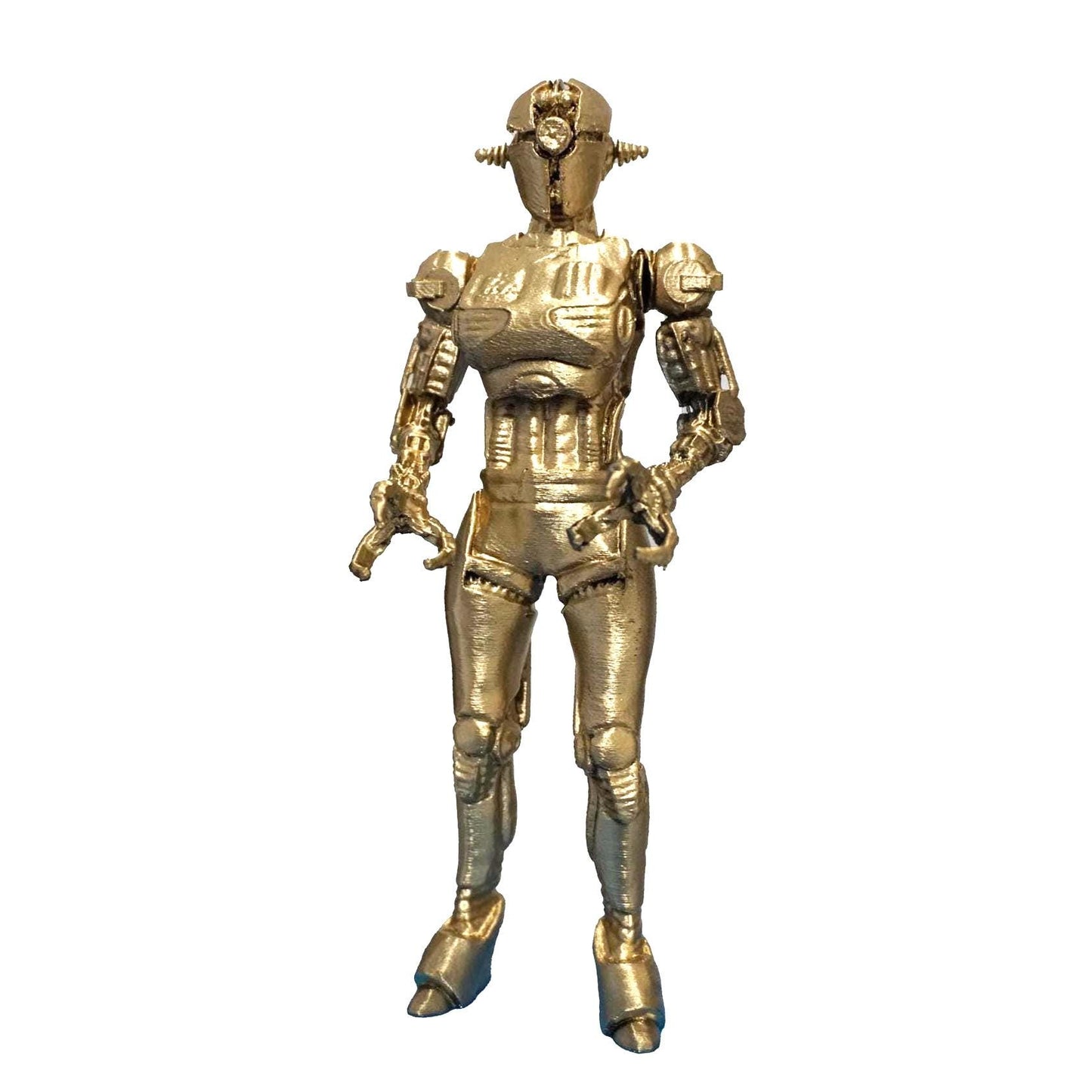 Assaultron Dark sci fi Robot Figurine