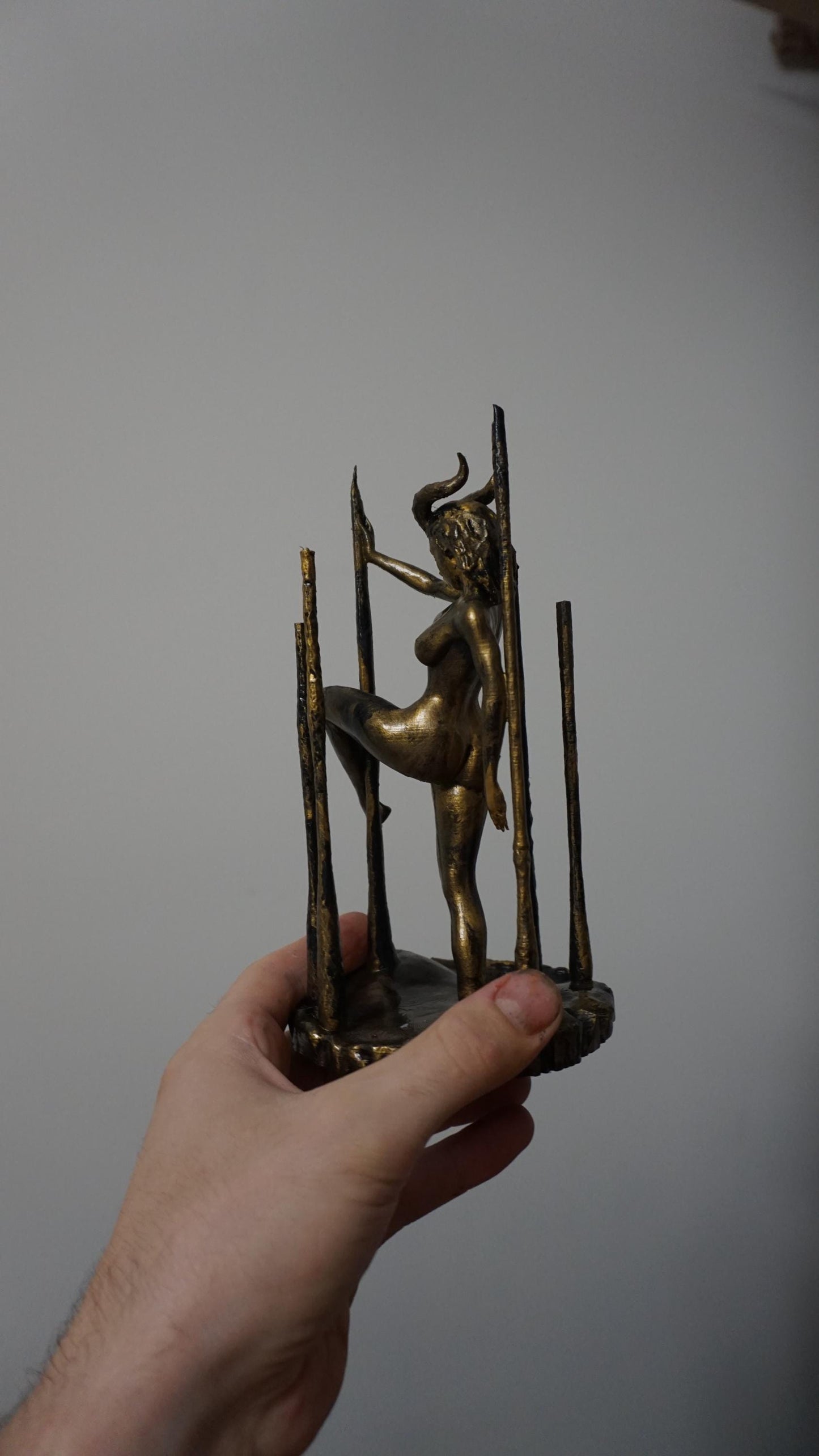 Female, Succubus Pole Dancing Figurine Statue