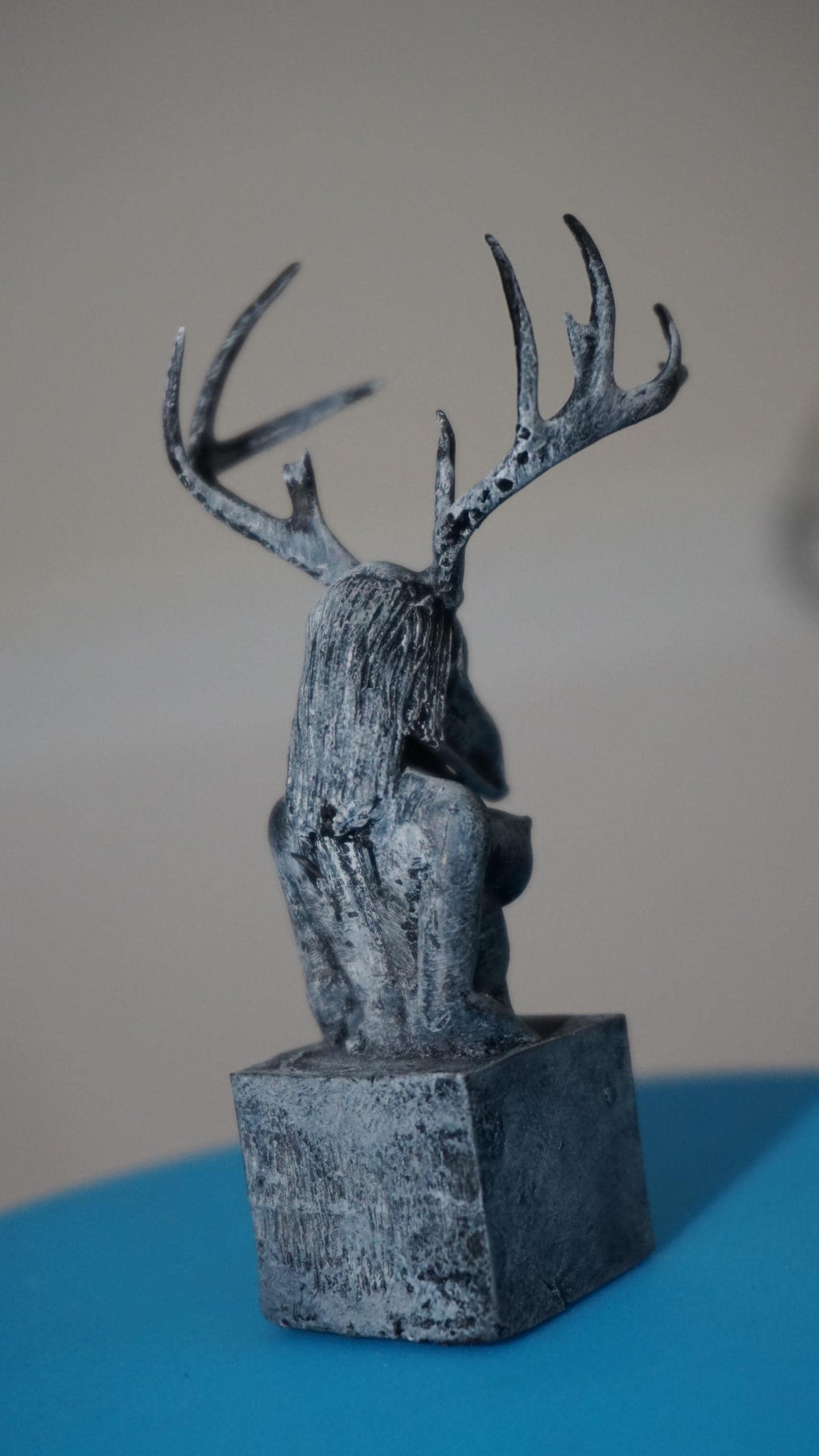 Deer Skull Sculpture, Wilderness Within Muse | Artful Home Decor