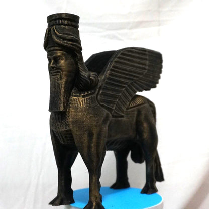 Sumerian Guardian Ancient Civilization Hybrid Statue