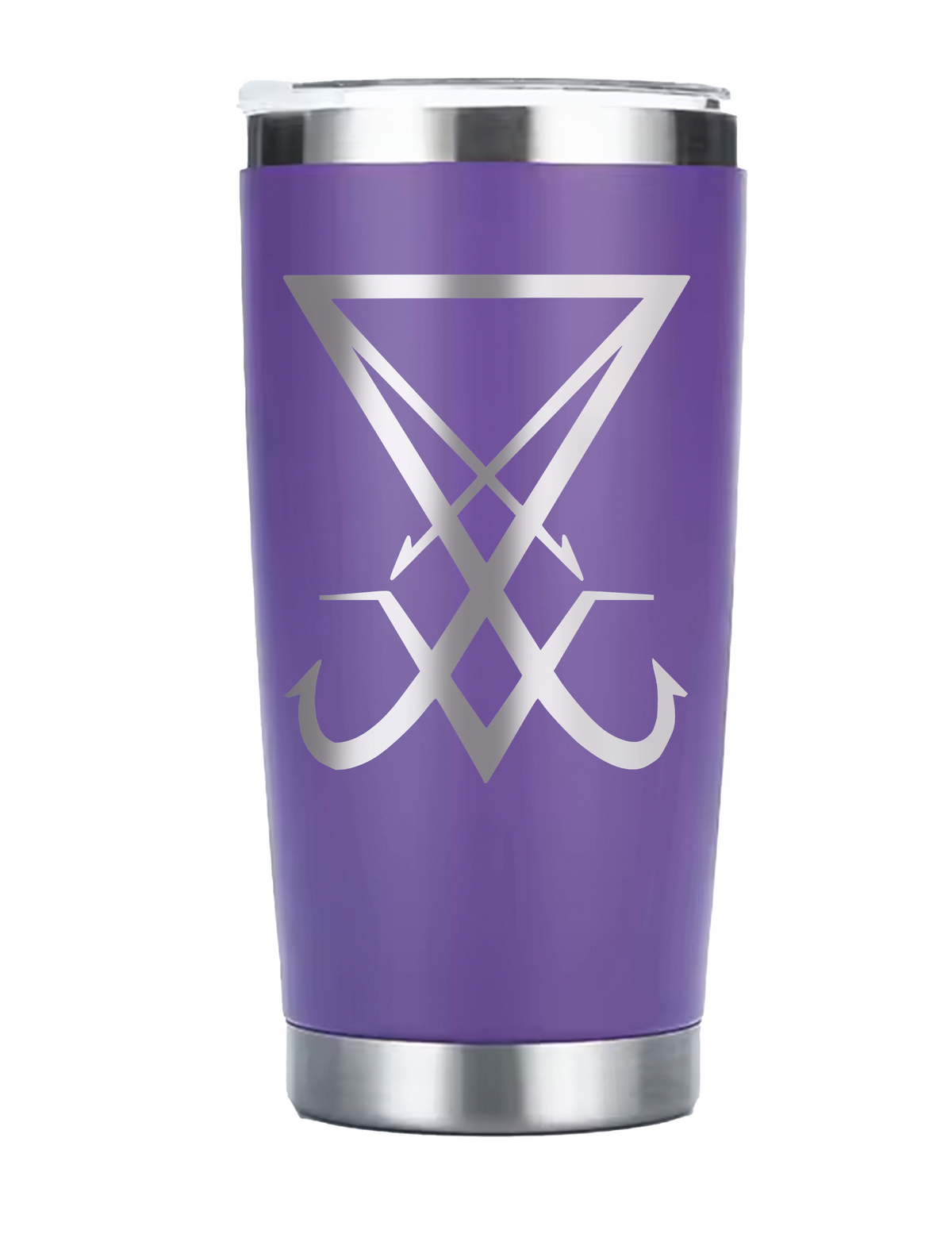 Stainless Steel Tumbler, Lucifer Sign, 20 Oz Insulated Cup