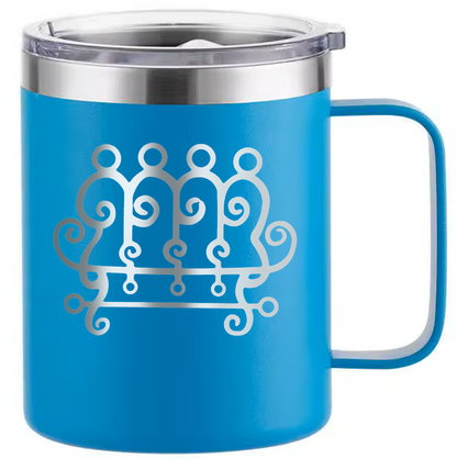 Stainless Steel Mug, Goetia Sigils Design, 12oz Double Wall Vacuum Insulated
