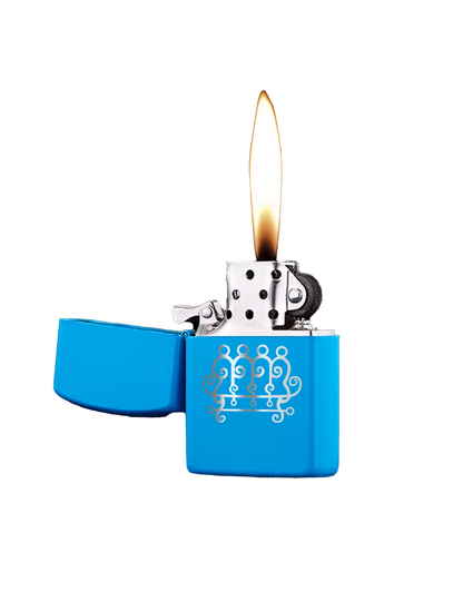 Refillable Lighter, Goetia Sigils Stainless Steel Kerosene Design