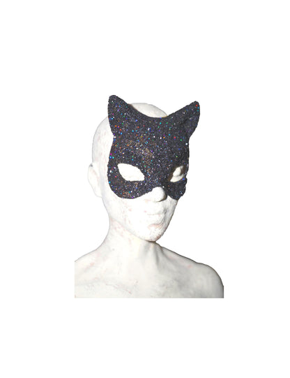 Sparkling Glitter Cat Woman Mask