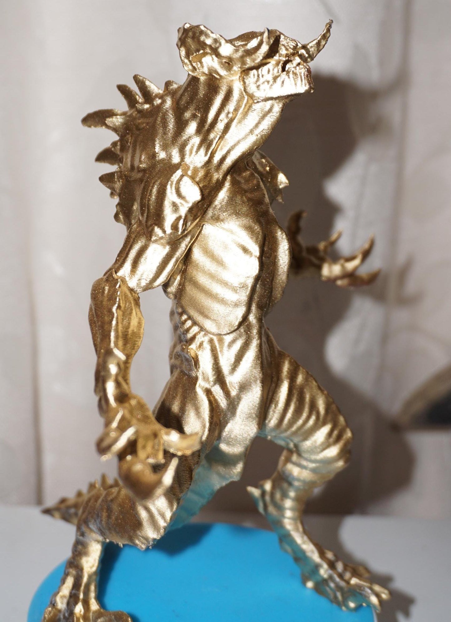 The deathclaw Handmade Dark sci fi Monster Figurine