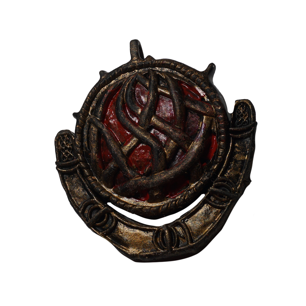Crimson Seed Medallion 1 Jewelry piece