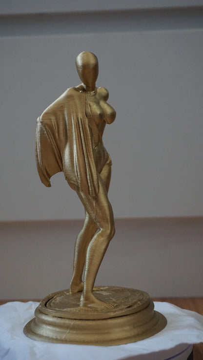Shrouded Form – Faceless Female Figurine