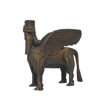 Sumerian Guardian Ancient Civilization Hybrid Statue