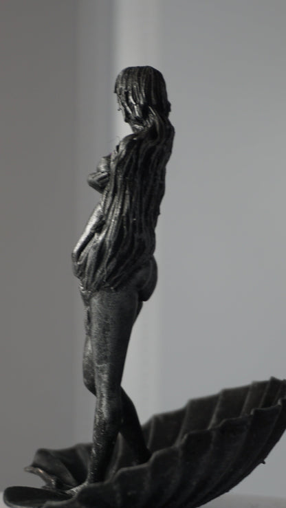 Modern Venus Statue, Antique Bronze or Silver, High-Quality Resin Finish