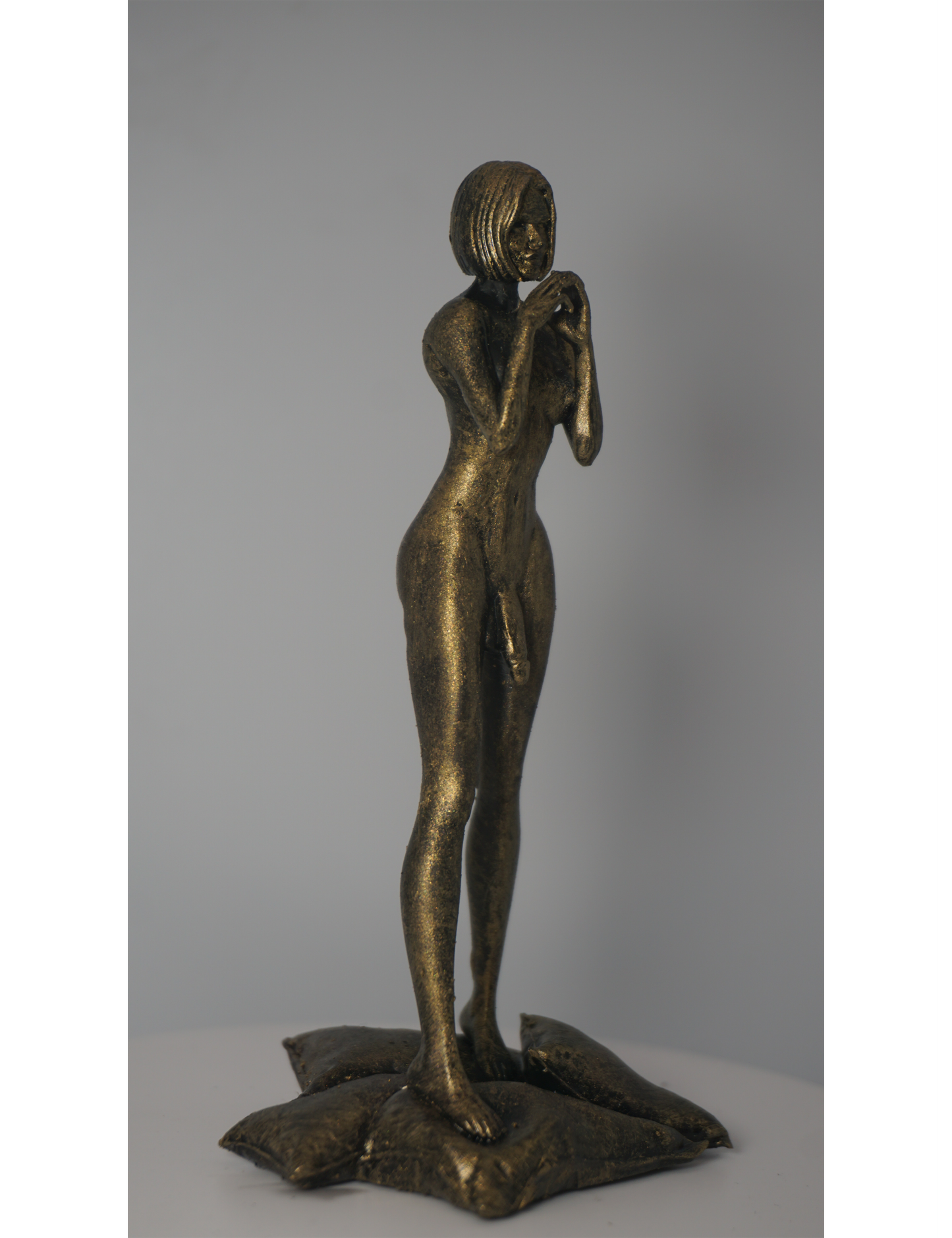Transgender Pillow Mancy Statue