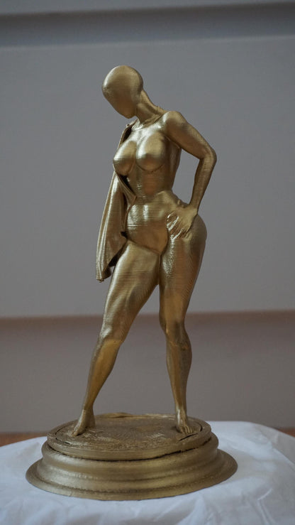 Shrouded Form – Faceless Female Figurine
