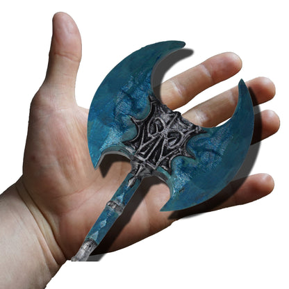 Miniature War Axe, Stalhrim Miniature, 1:2 to 1:16 Scale, ABS Resin