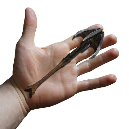 Miniature Elven Mace, ABS Resin Miniature, 1:2 to 1:16 Scale Options