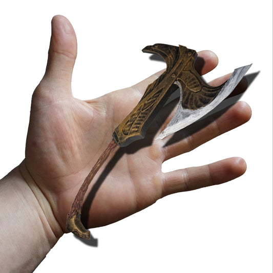 Miniature Elven War Axe, 1:12 Scale ABS Resin Miniature