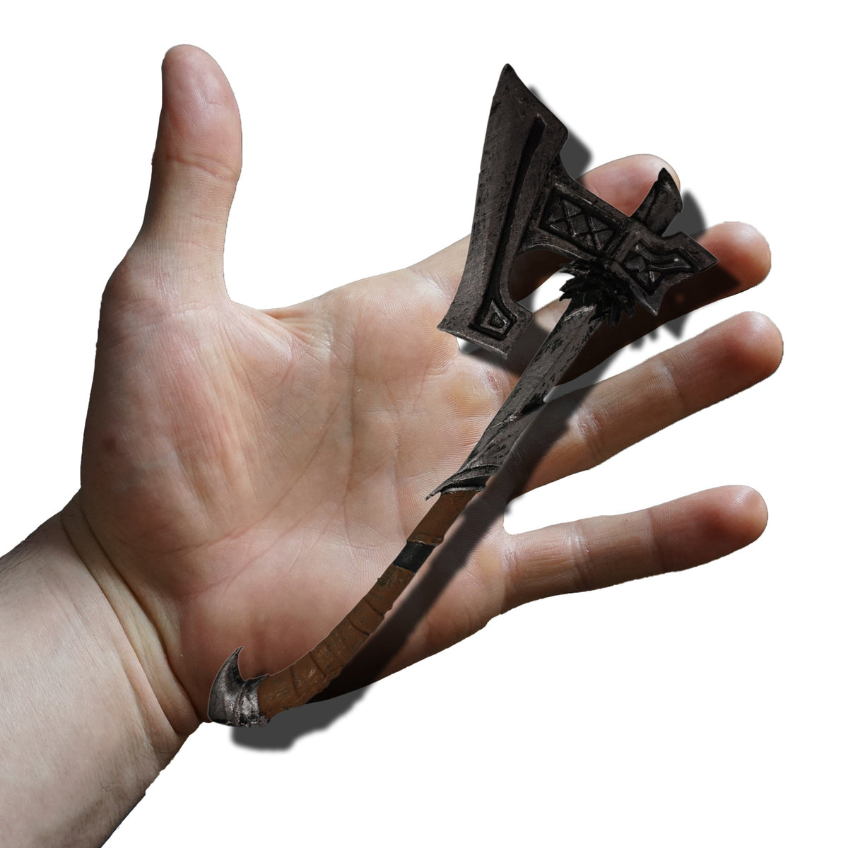 Nordic War Axe Miniature, 1:12 Scale ABS Resin Tabletop Display
