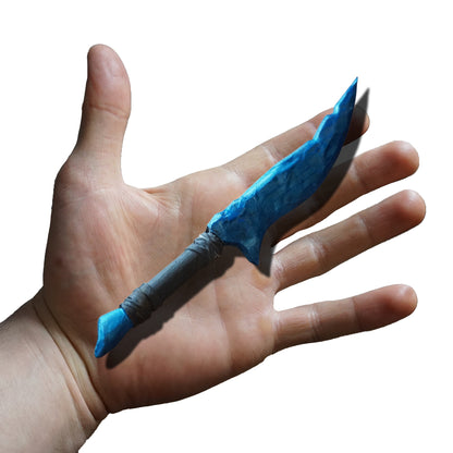 Mini Crystal Knife Miniature Display, Abs Resin, Tabletop Games
