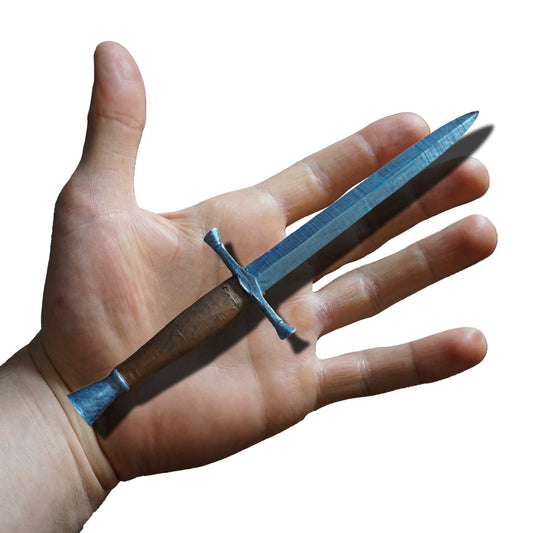 Miniature Dagger Replica, 1:6 Scale ABS Resin, Display Or Tabletop Game Prop