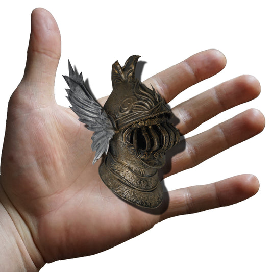 Cleanrot Knight Helm Replica, Miniature Format, 1:2 to 1:16 Scales