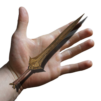 Miniature Elven Sword, ABS Resin, 1:2 to 1:16 Scale Options