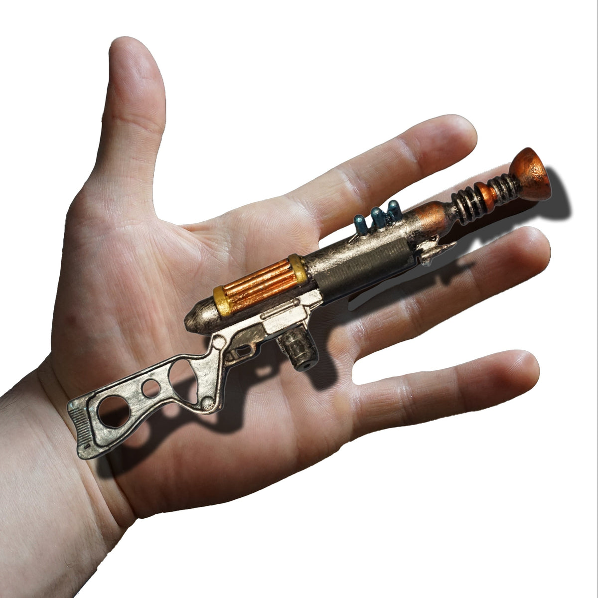 Fallout LAER Rifle Replica, Realistic Miniature Size, 1:2 to 1:16 Scales