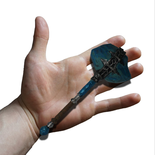 Stalhrim Mace Replica, Mini Miniature Format, ABS Resin