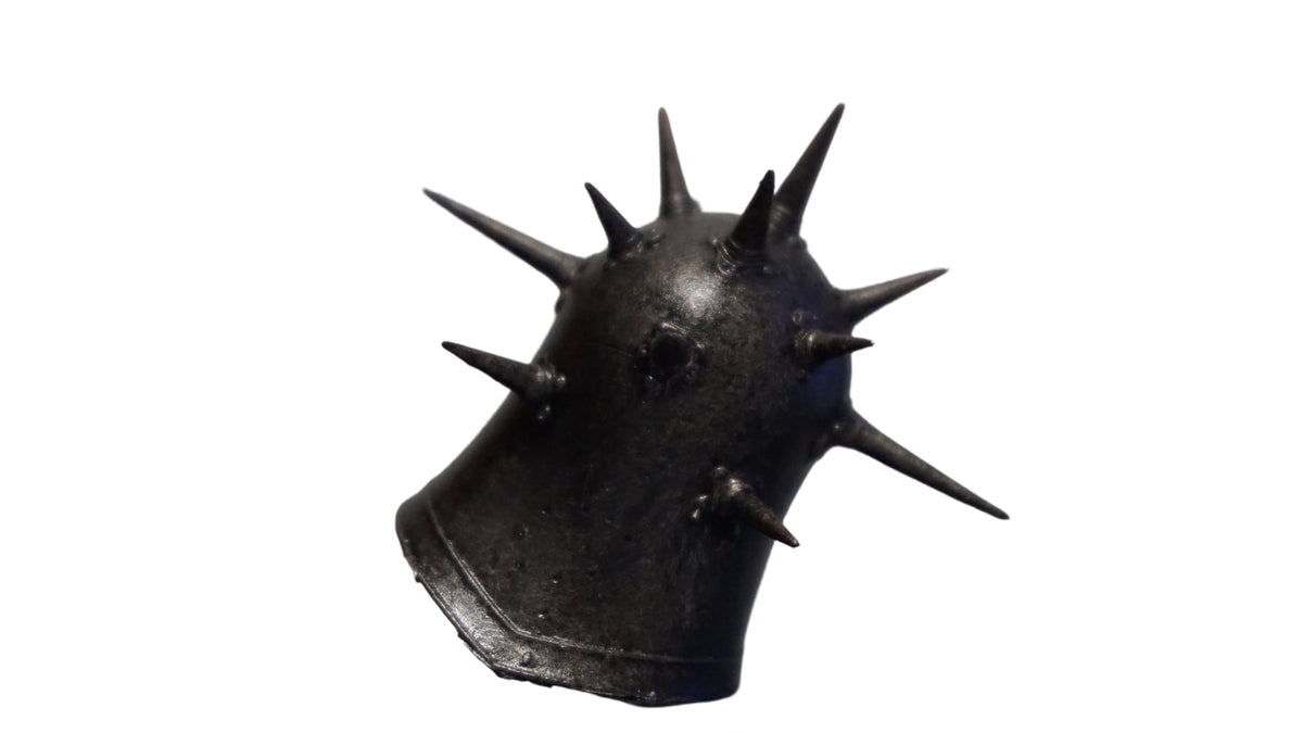 Miniature Knight Helmet Replica, Elite Spiked Design, 1:2 to 1:16 Scales