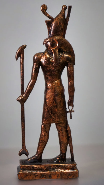 Horus Egyptian God Statue, Ancient Sky & Protection Resin Sculpture