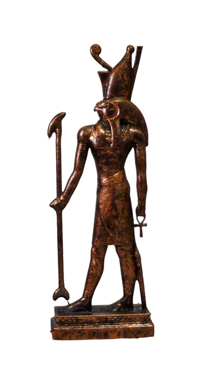 Horus Egyptian God Statue, Ancient Sky & Protection Resin Sculpture