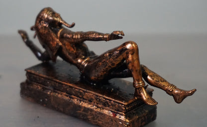 Geb Egyptian God Statue, Ancient Earth Sculpture, Handmade Resin Decor