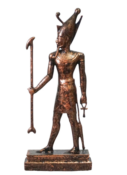 Atum Egyptian Statue, Ancient Creation God Resin Sculpture