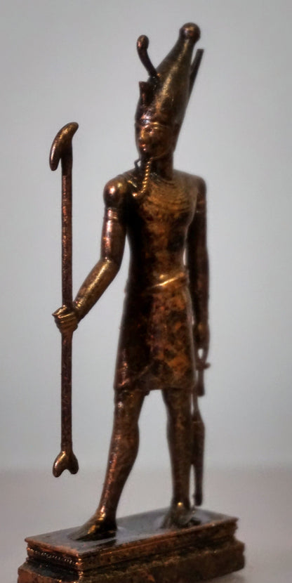 Atum Egyptian Statue, Ancient Creation God Resin Sculpture